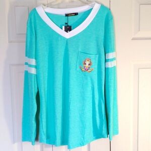MEDITATION PEACE FROG TURQUOISE NWT SIZE S TOP